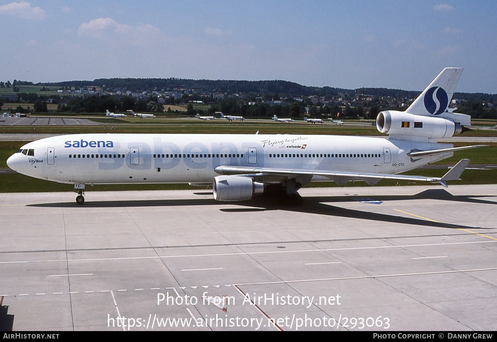 Aircraft Photo of OO-CTC | McDonnell Douglas MD-11 | Sabena | AirHistory.net #293063