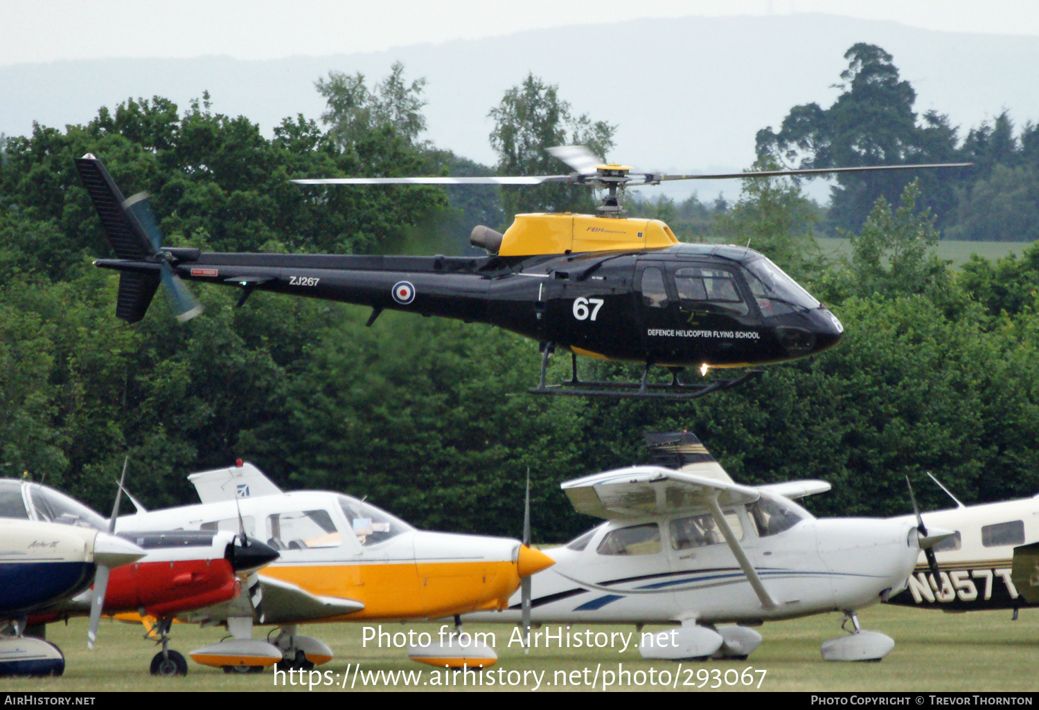 Aircraft Photo of ZJ267 | Eurocopter AS-350BB Squirrel HT1 | UK - Air Force | AirHistory.net #293067