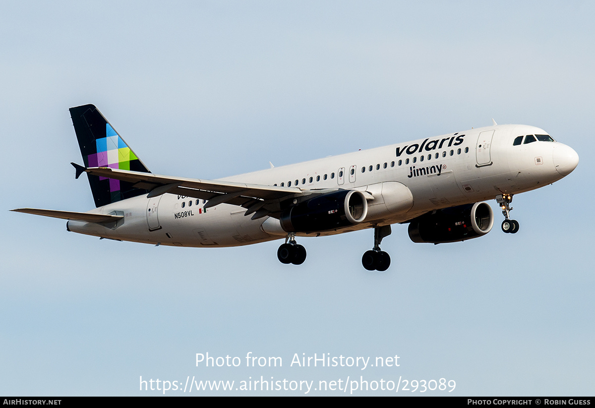 Aircraft Photo of N508VL | Airbus A320-233 | Volaris | AirHistory.net #293089