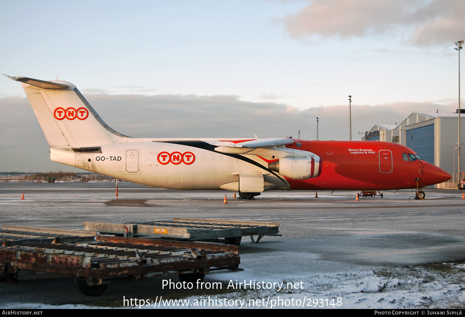 Aircraft Photo of OO-TAD | British Aerospace BAe-146-300QT Quiet Trader | TNT Airways | AirHistory.net #293148