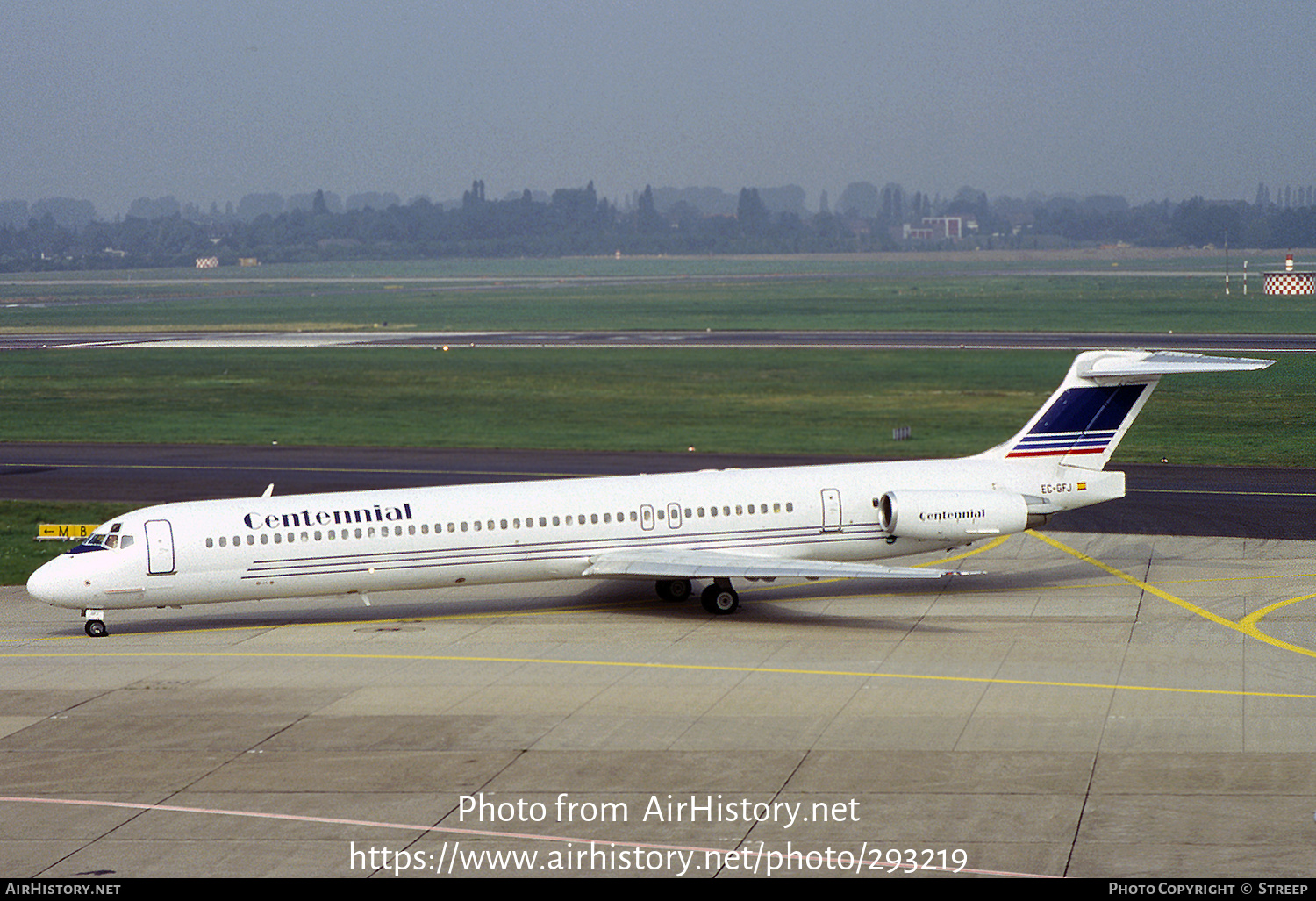 Aircraft Photo of EC-GFJ | McDonnell Douglas MD-83 (DC-9-83) | Centennial Airlines | AirHistory.net #293219