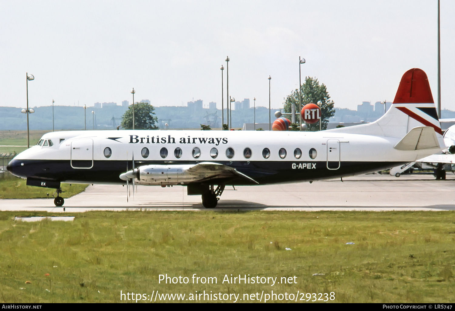 Aircraft Photo of G-APEX | Vickers 806 Viscount | British Airways | AirHistory.net #293238