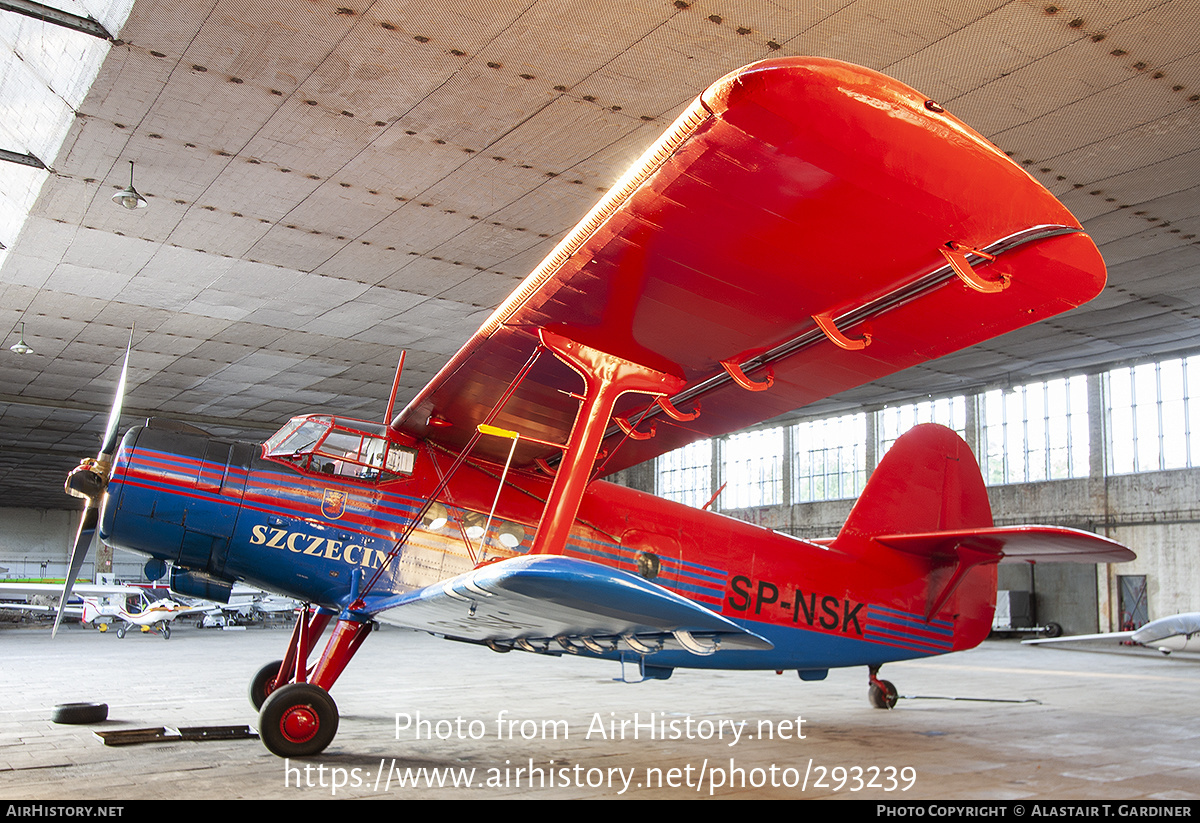 Aircraft Photo of SP-NSK | Antonov An-2T | Aeroklub Szczecinski | AirHistory.net #293239