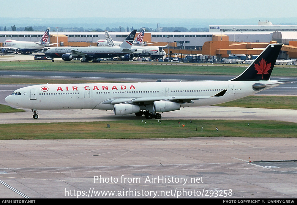 Aircraft Photo of C-FTNP | Airbus A340-313 | Air Canada | AirHistory.net #293258