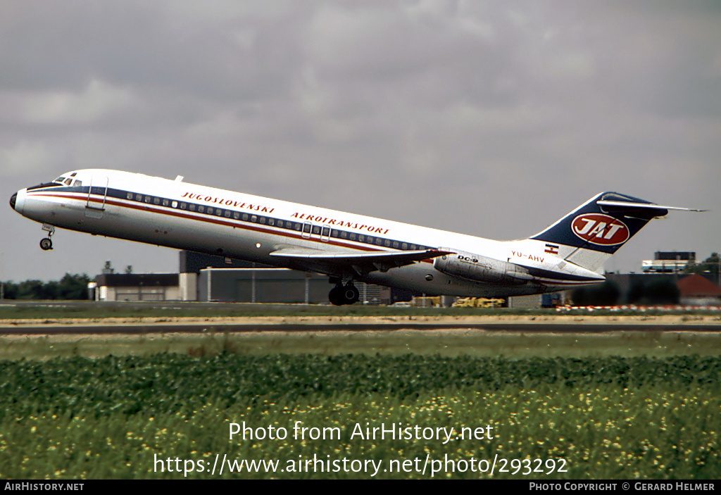 Aircraft Photo of YU-AHV | McDonnell Douglas DC-9-32 | JAT Yugoslav Airlines - Jugoslovenski Aerotransport | AirHistory.net #293292