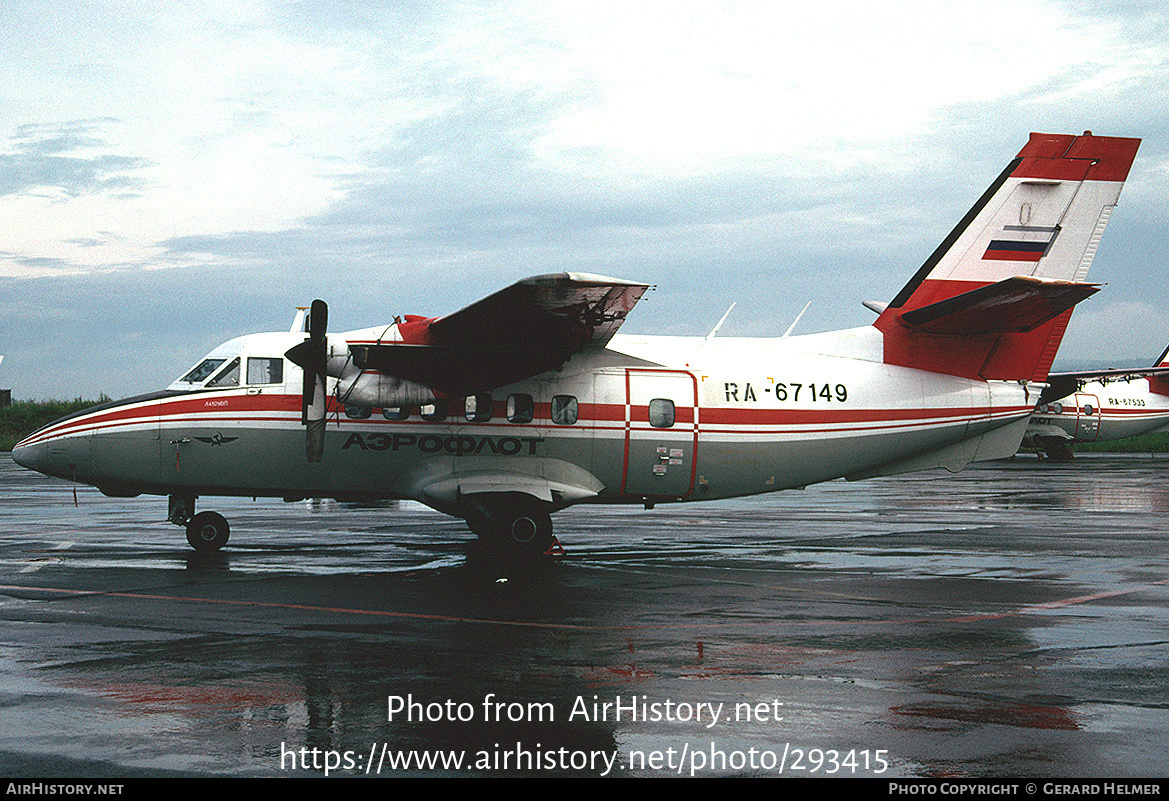 Aircraft Photo of RA-67149 | Let L-410UVP Turbolet | Aeroflot | AirHistory.net #293415