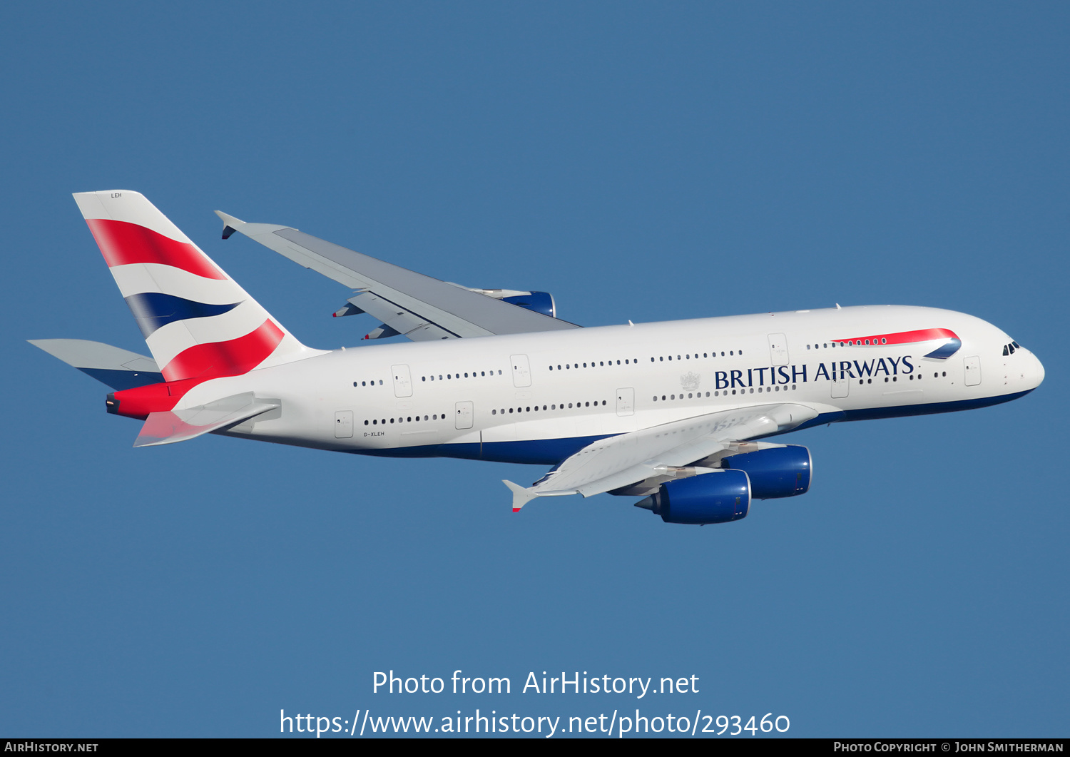 Aircraft Photo of G-XLEH | Airbus A380-841 | British Airways | AirHistory.net #293460