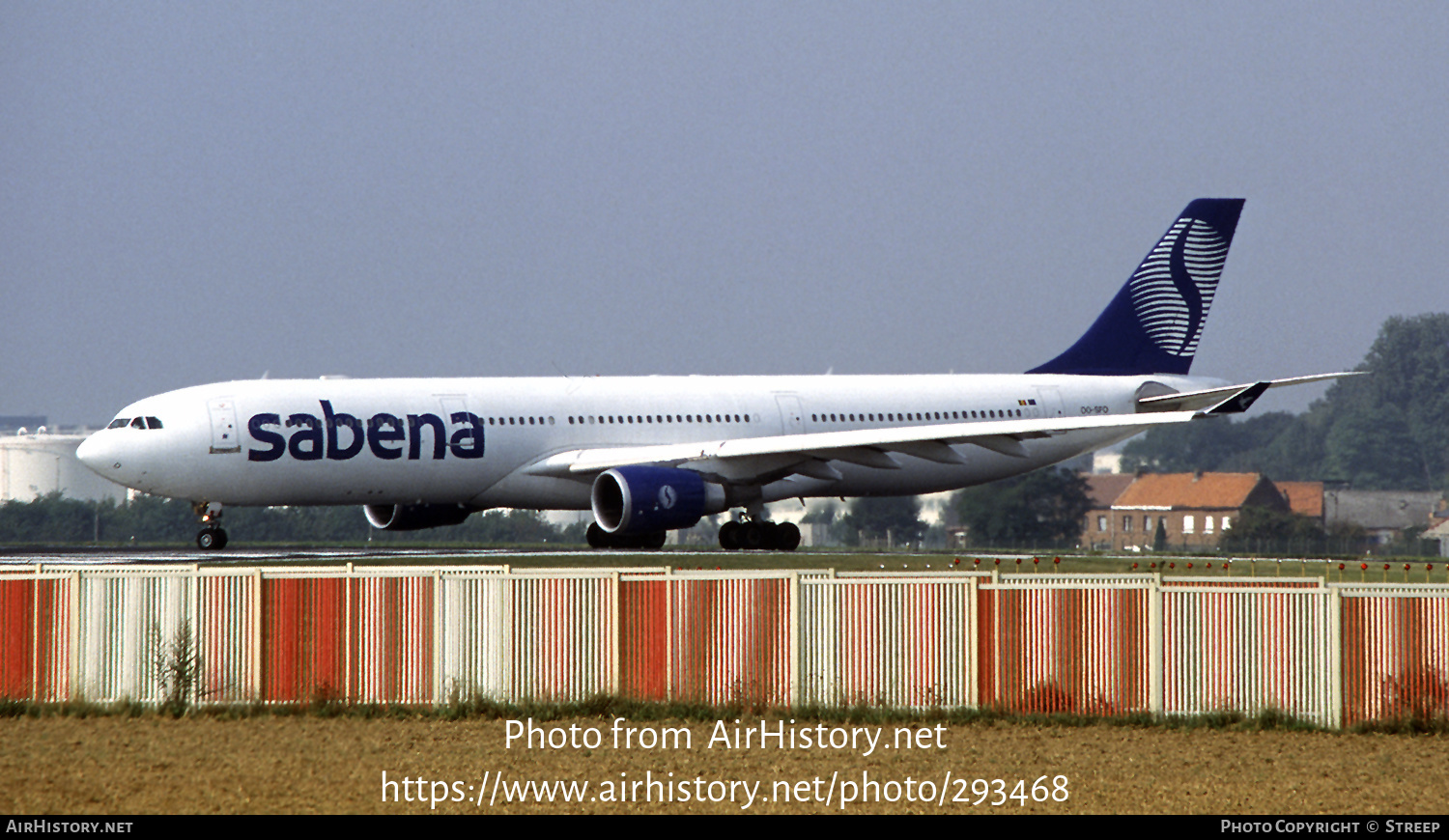 Aircraft Photo of OO-SFO | Airbus A330-301 | Sabena | AirHistory.net #293468