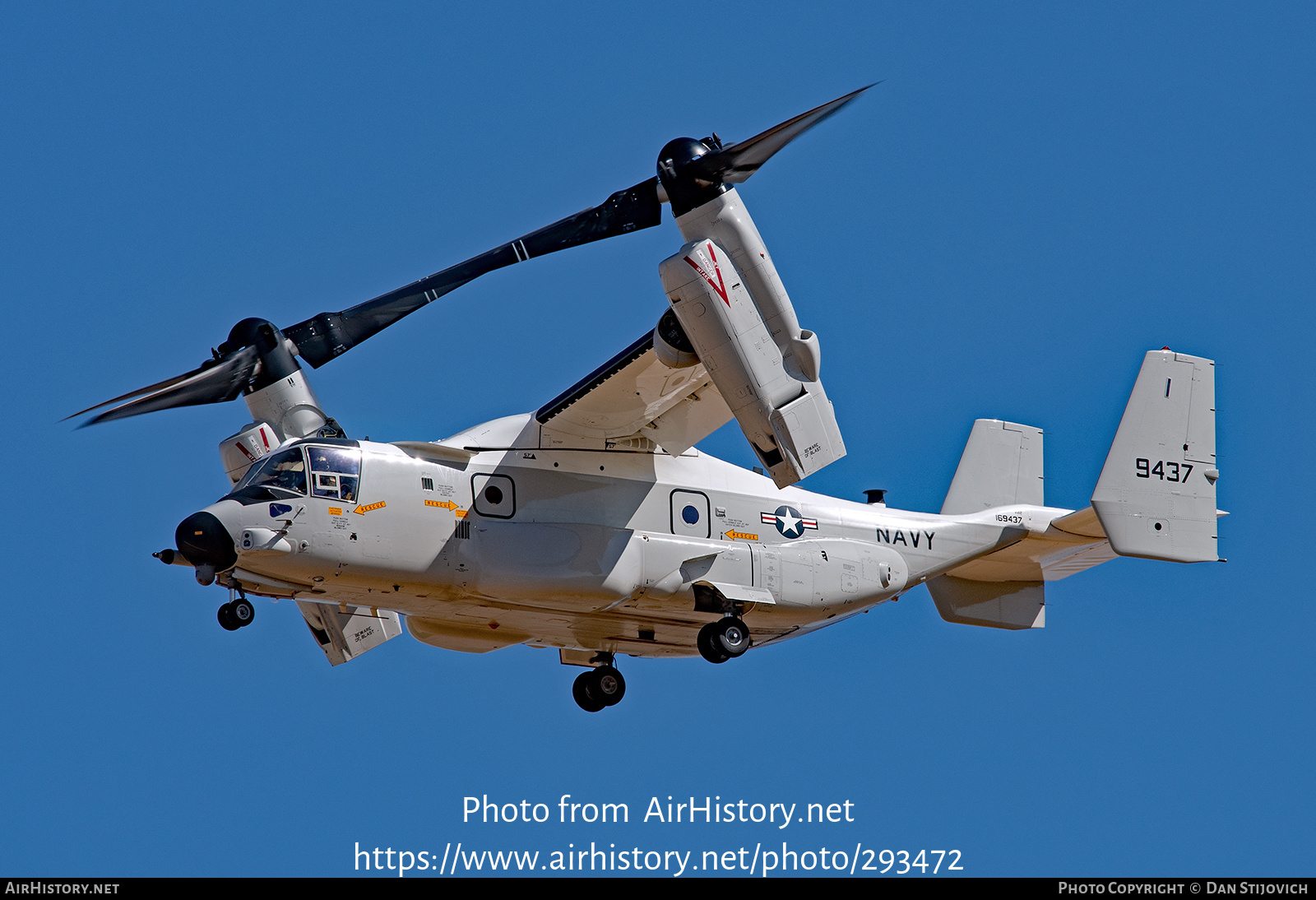 Aircraft Photo of 169437 / 9437 | Bell-Boeing CMV-22B Osprey | USA - Navy | AirHistory.net #293472