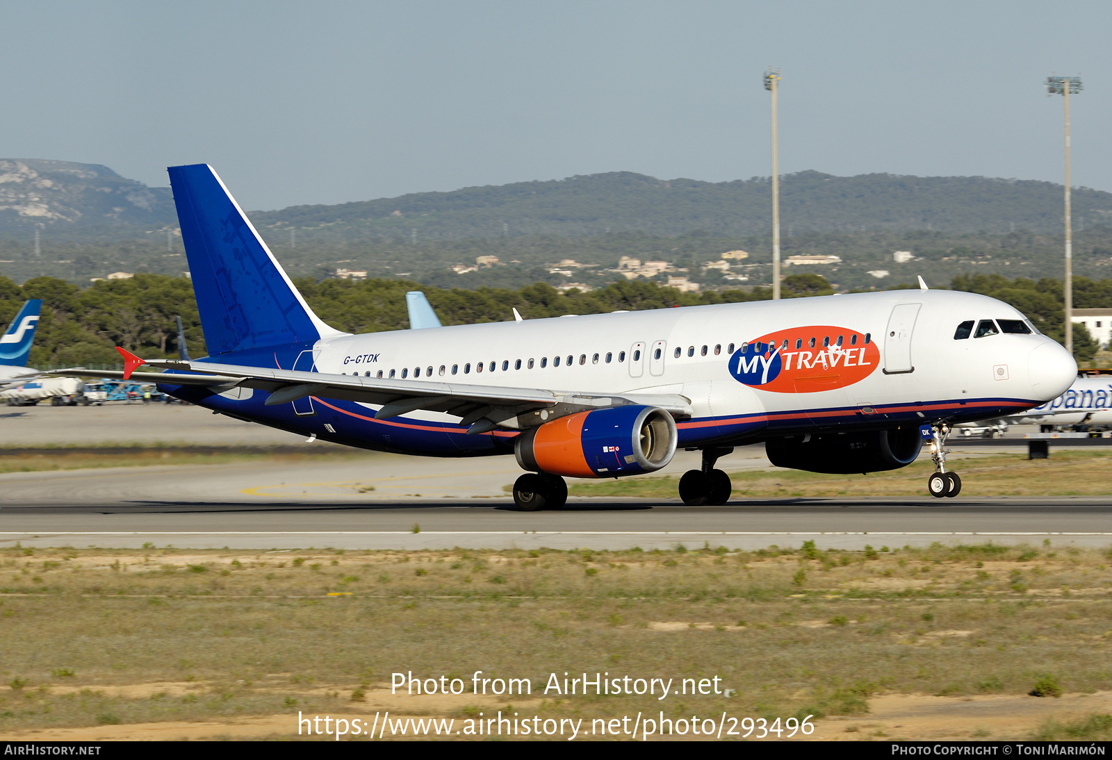 Aircraft Photo of G-GTDK | Airbus A320-231 | MyTravel Airways | AirHistory.net #293496