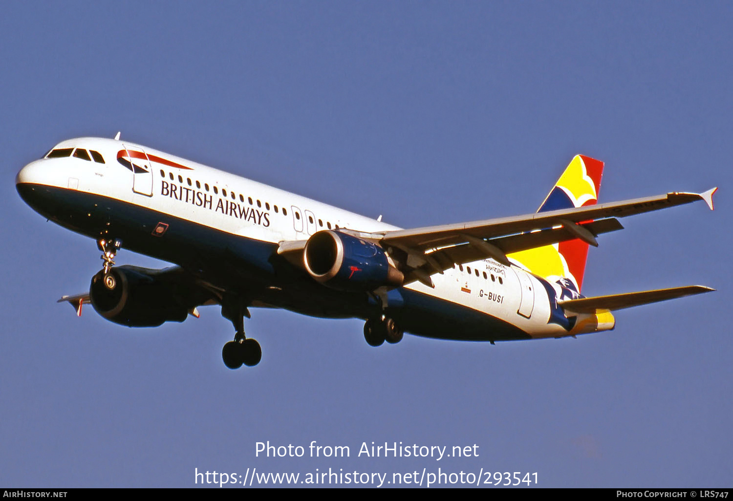 Aircraft Photo of G-BUSI | Airbus A320-211 | British Airways | AirHistory.net #293541