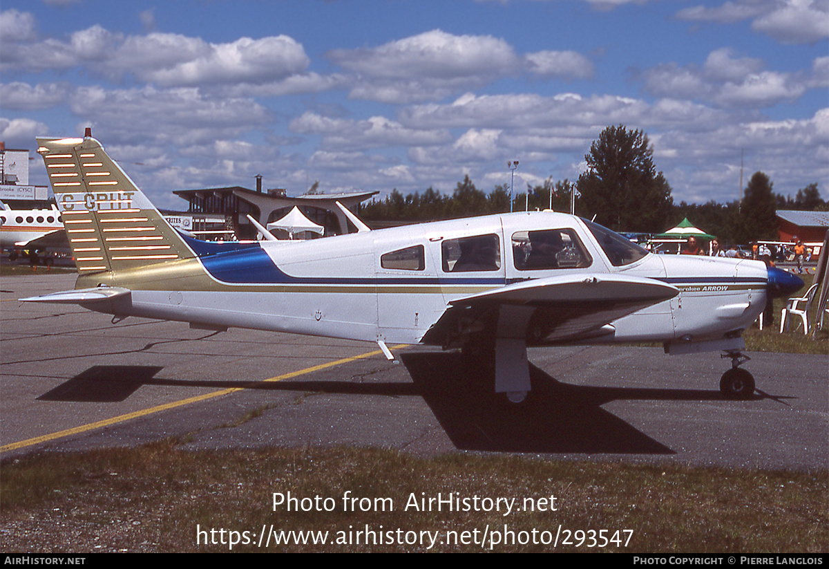 Aircraft Photo of C-GPHT | Piper PA-28R-200 Cherokee Arrow | AirHistory.net #293547