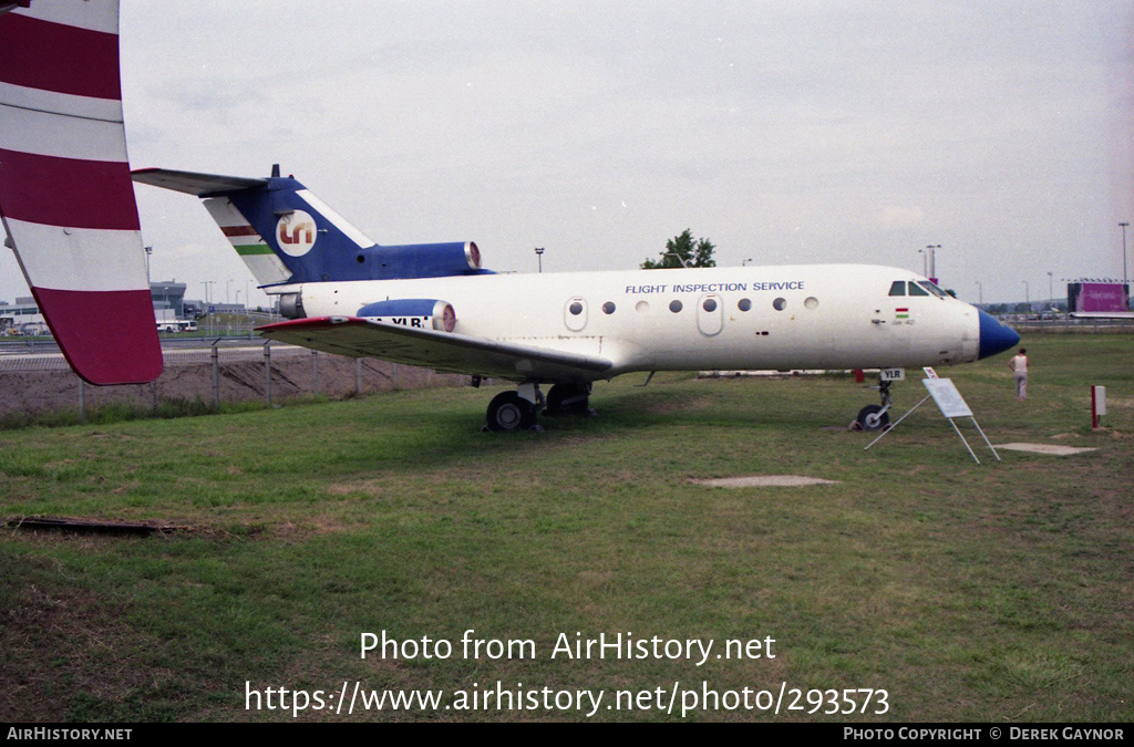 Aircraft Photo of HA-YLR | Yakovlev Yak-40E | LRI - Légiforgalmi és Repülőtéri Igazgatóságot - Flight Inspection Service | AirHistory.net #293573