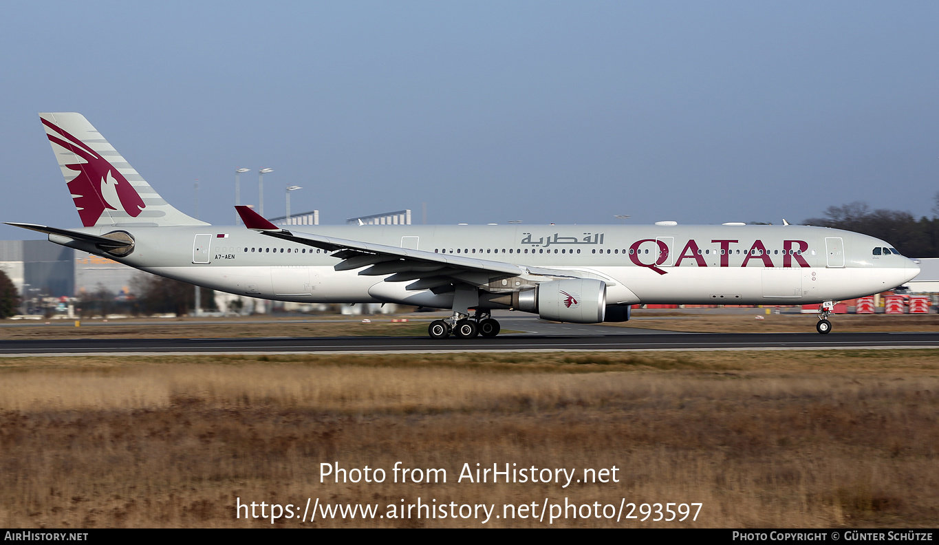 Aircraft Photo of A7-AEN | Airbus A330-302 | Qatar Airways | AirHistory.net #293597