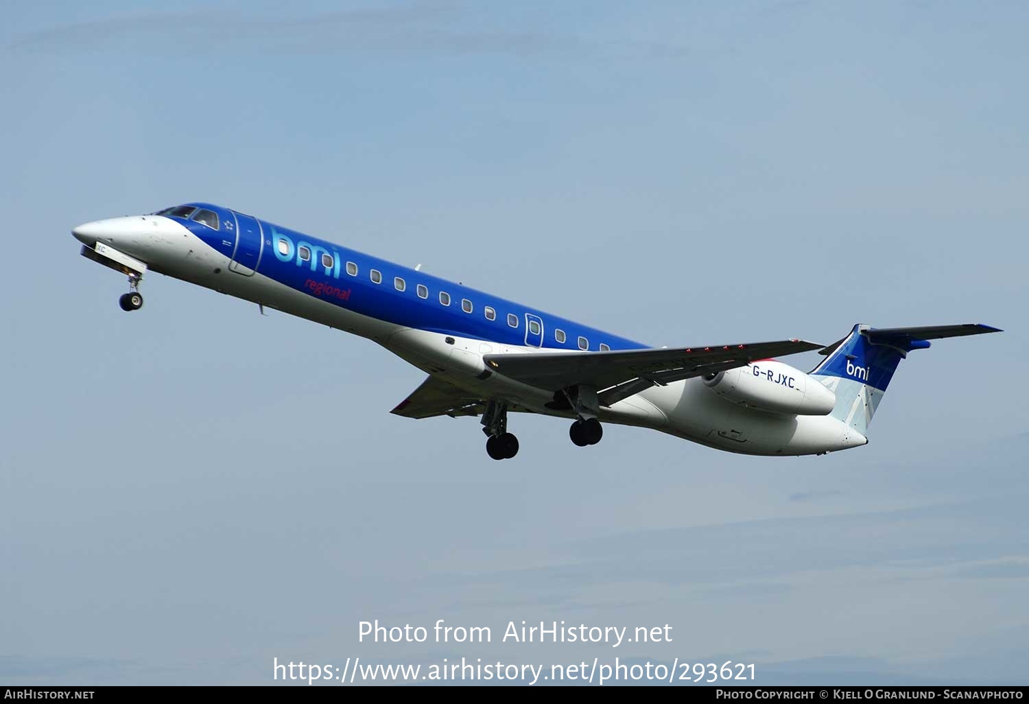 Aircraft Photo of G-RJXC | Embraer ERJ-145EP (EMB-145EP) | BMI Regional | AirHistory.net #293621