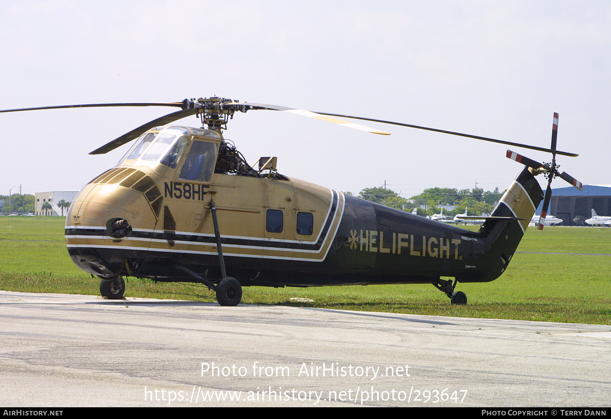 Aircraft Photo of N58HF | Sikorsky S-58J | Heliflight | AirHistory.net #293647