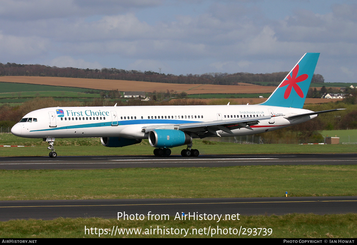 Aircraft Photo of G-OOBD | Boeing 757-28A | First Choice Airways | AirHistory.net #293739