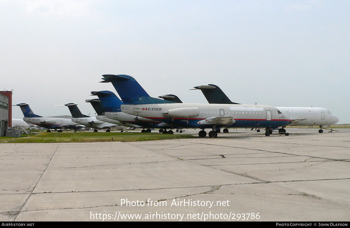 Aircraft Photo of C-FOCR | Fokker F28-3000 Fellowship | Canadian Regional Airlines | AirHistory.net #293786