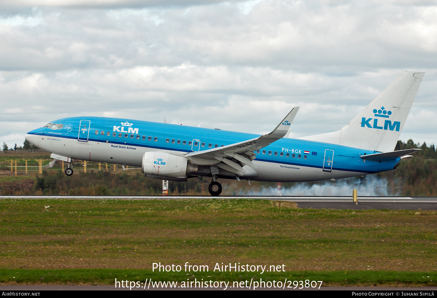 Aircraft Photo of PH-BGK | Boeing 737-7K2 | KLM - Royal Dutch Airlines | AirHistory.net #293807