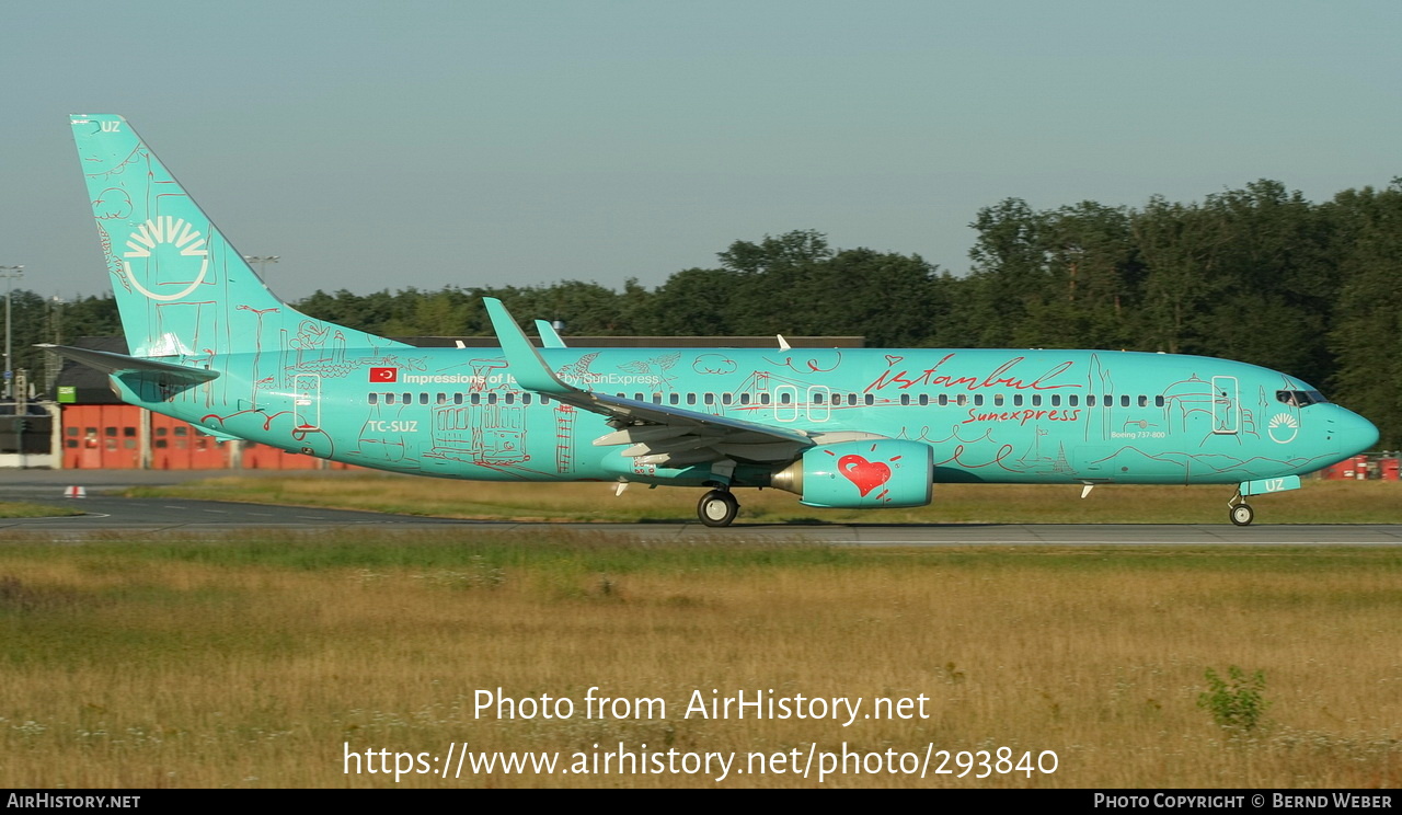 Aircraft Photo of TC-SUZ | Boeing 737-8HX | SunExpress | AirHistory.net #293840