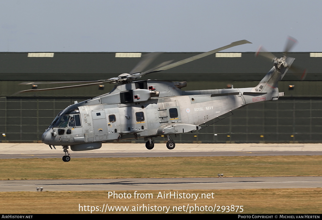 Aircraft Photo of ZH847 | EHI EH101-111 Merlin HM2 | UK - Navy | AirHistory.net #293875