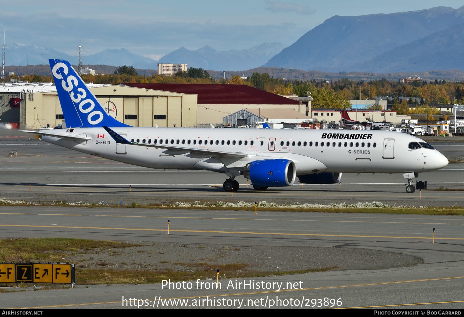 Aircraft Photo of C-FFDO | Bombardier CSeries CS300 (BD-500-1A11) | Bombardier | AirHistory.net #293896