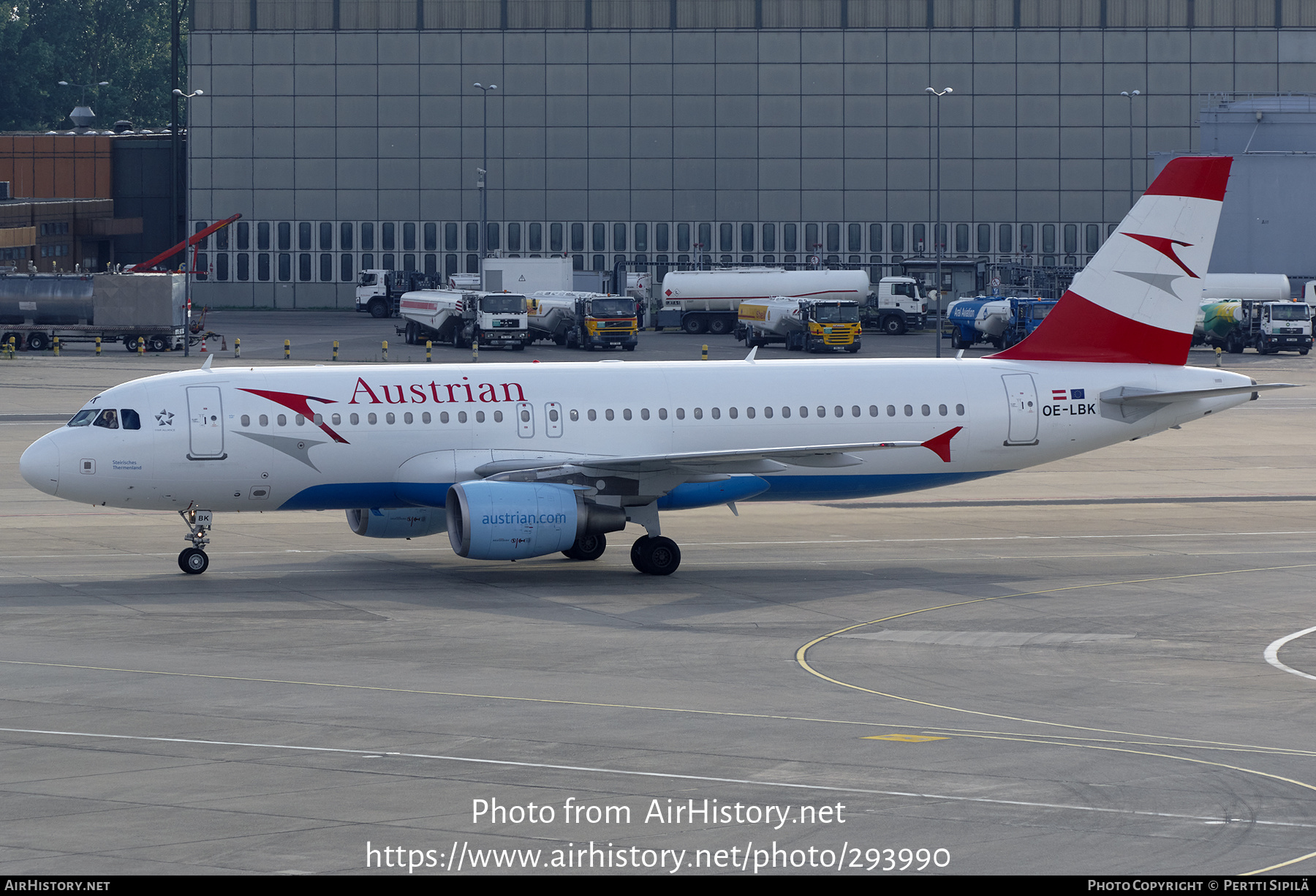 Aircraft Photo of OE-LBK | Airbus A320-214 | Austrian Airlines | AirHistory.net #293990