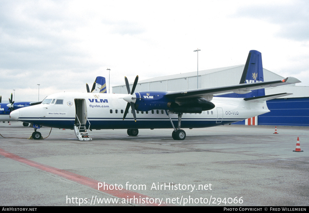 Aircraft Photo of OO-VLQ | Fokker 50 | VLM Airlines | AirHistory.net #294066