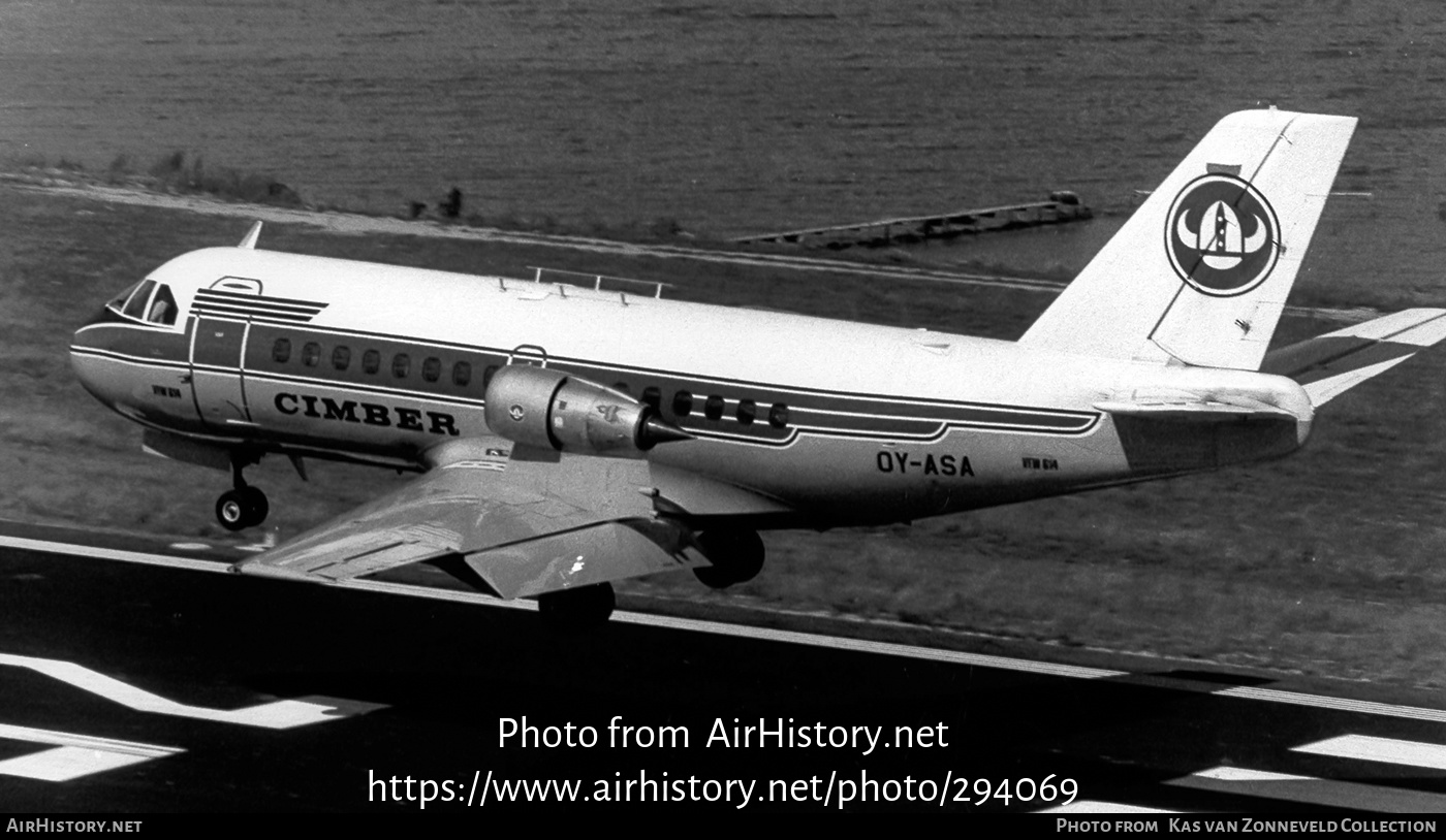 Aircraft Photo of OY-ASA | VFW-Fokker VFW-614 | Cimber Air | AirHistory.net #294069