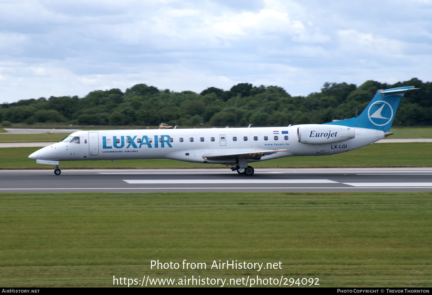 Aircraft Photo of LX-LGI | Embraer ERJ-145LU (EMB-145LU) | Luxair | AirHistory.net #294092