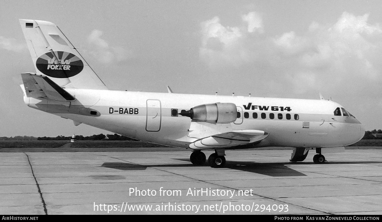 Aircraft Photo of D-BABB | VFW-Fokker VFW-614 | VFW-Fokker | AirHistory.net #294093