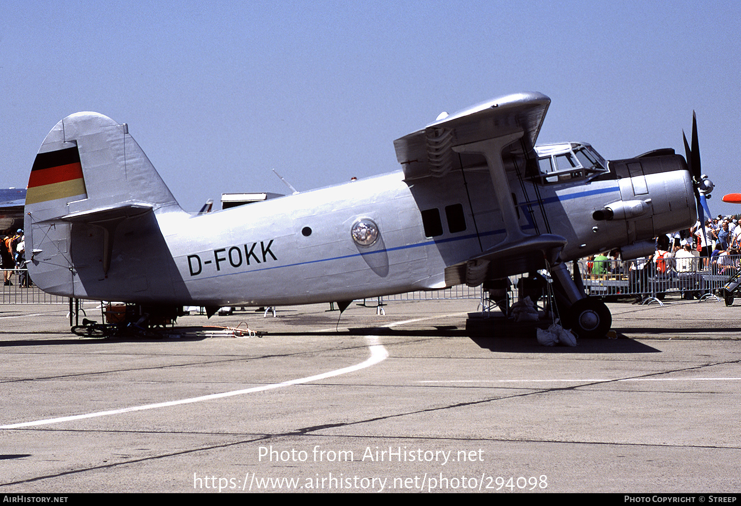 Aircraft Photo of D-FOKK | Antonov An-2TP | AirHistory.net #294098