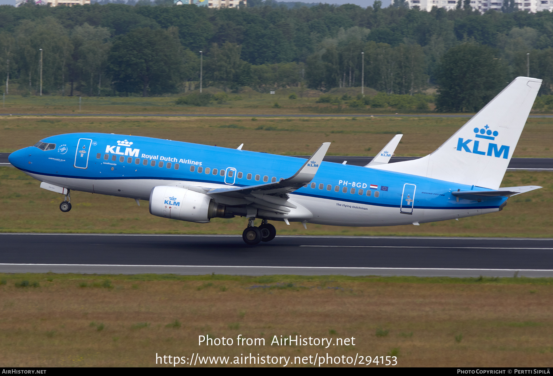 Aircraft Photo of PH-BGD | Boeing 737-7K2 | KLM - Royal Dutch Airlines | AirHistory.net #294153