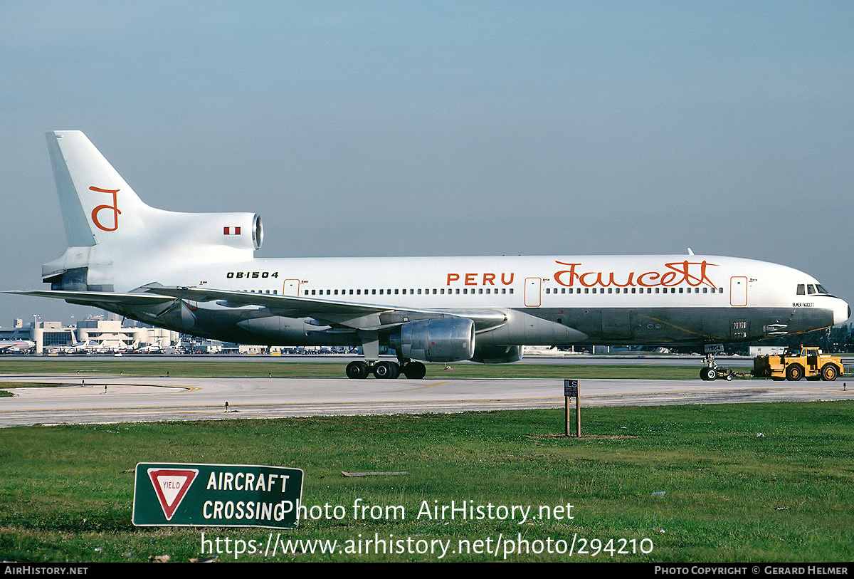 Aircraft Photo of OB-1504 | Lockheed L-1011-385-1 TriStar 1 | Faucett - Peru | AirHistory.net #294210