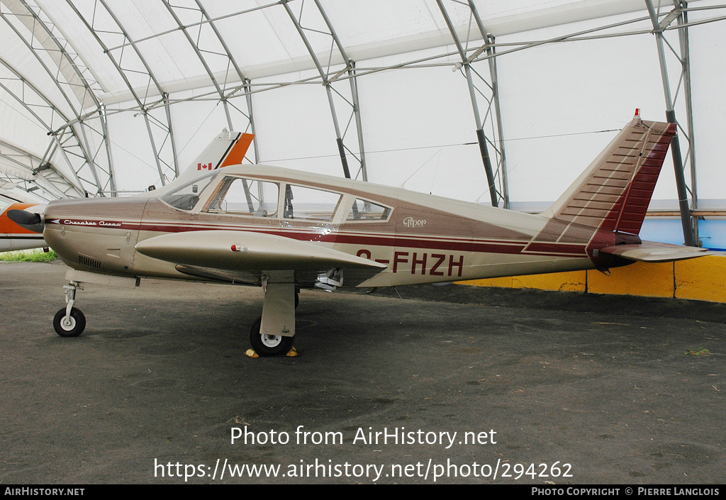 Aircraft Photo of C-FHZH | Piper PA-28R-180 Cherokee Arrow | AirHistory.net #294262