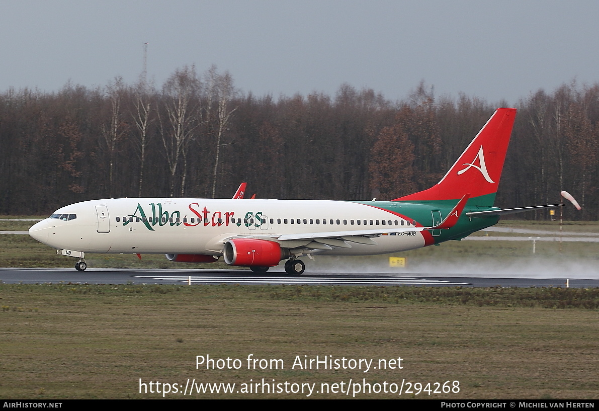 Aircraft Photo of EC-MUB | Boeing 737-86J | AlbaStar | AirHistory.net #294268