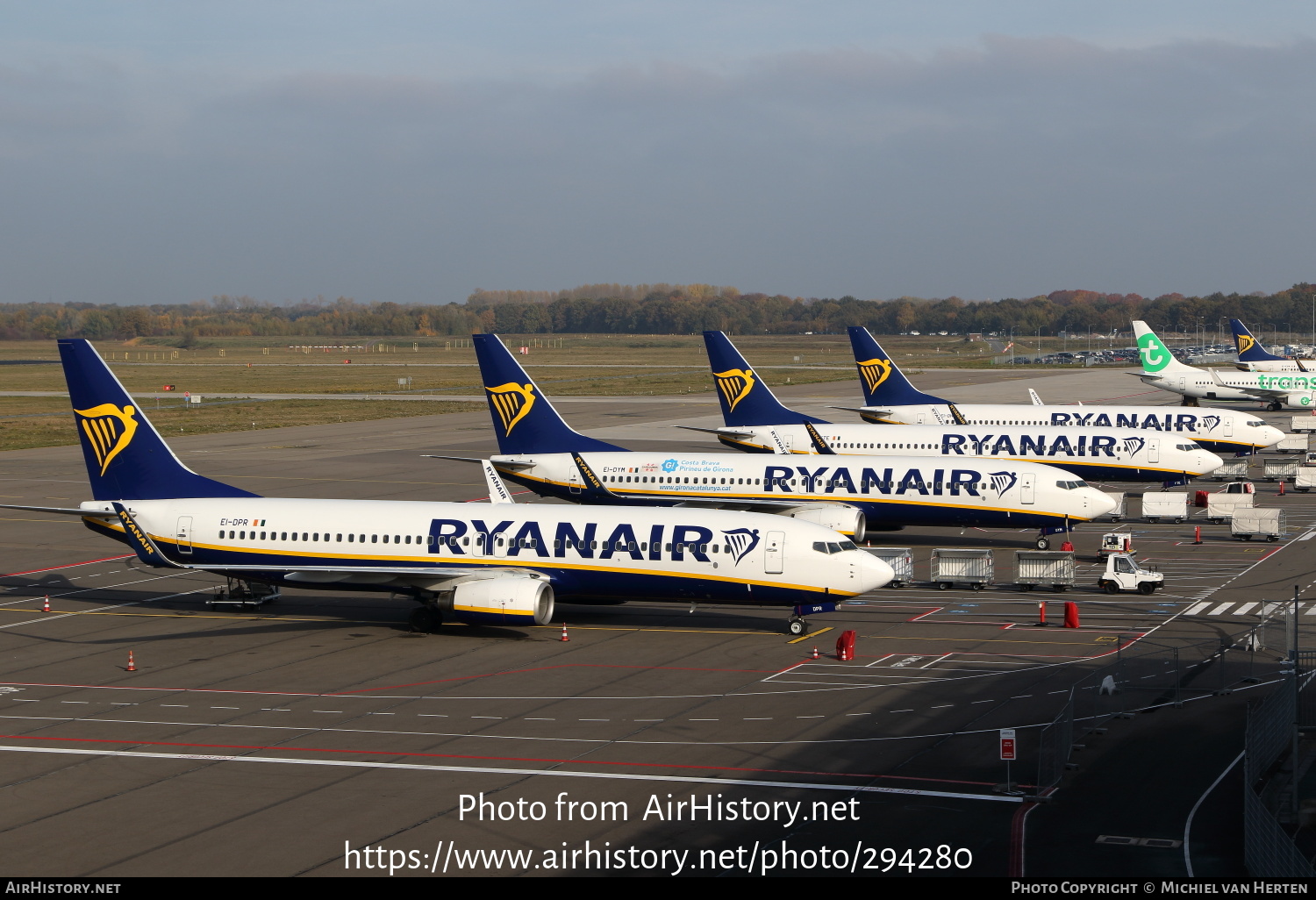 Aircraft Photo of EI-DPR | Boeing 737-8AS | Ryanair | AirHistory.net #294280