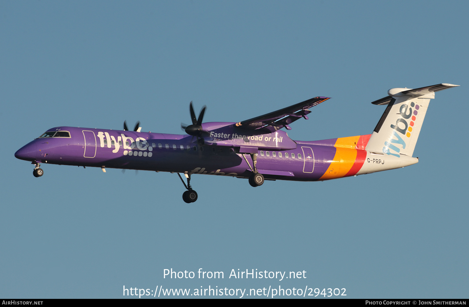 Aircraft Photo of G-PRPJ | Bombardier DHC-8-402 Dash 8 | Flybe | AirHistory.net #294302