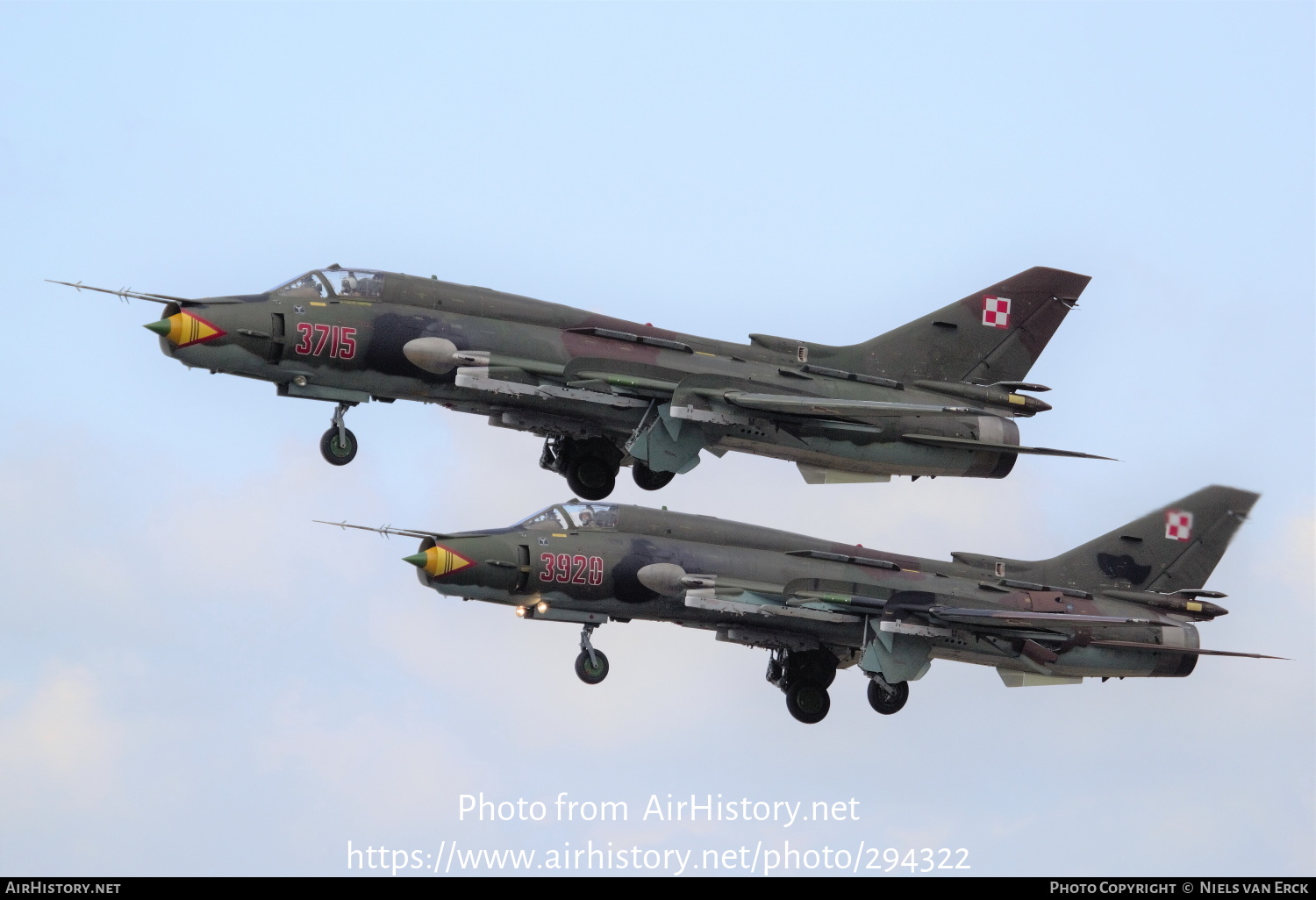 Aircraft Photo of 3715 | Sukhoi Su-22M4 | Poland - Air Force | AirHistory.net #294322