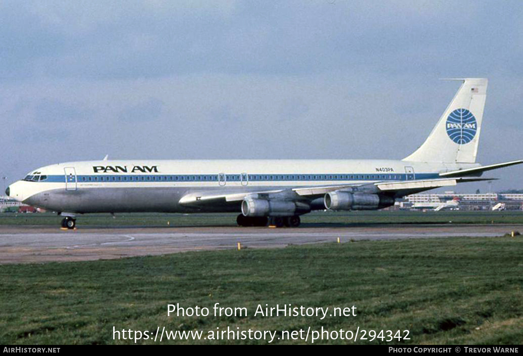 Aircraft Photo of N403PA | Boeing 707-321B | Pan American World Airways - Pan Am | AirHistory.net #294342