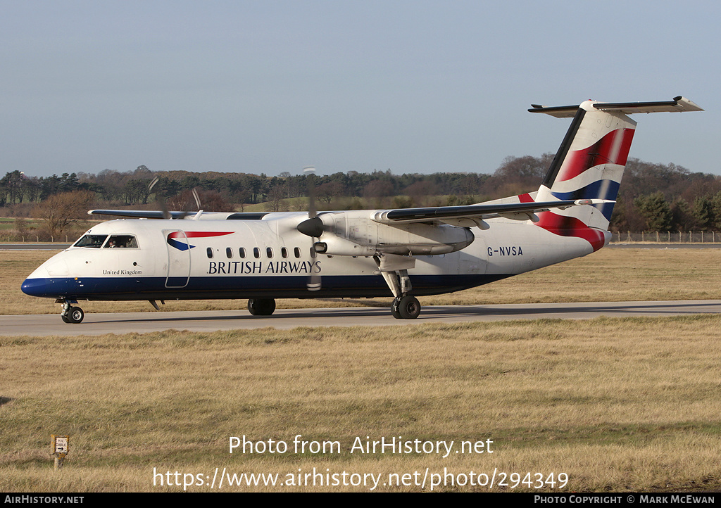 Aircraft Photo of G-NVSA | De Havilland Canada DHC-8-311Q Dash 8 | British Airways | AirHistory.net #294349