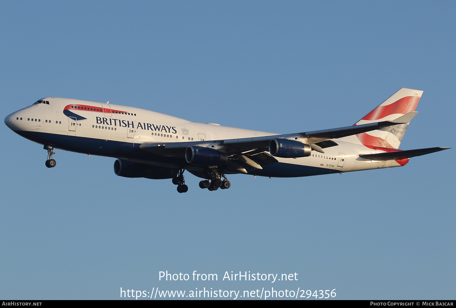 Aircraft Photo of G-CIVW | Boeing 747-436 | British Airways | AirHistory.net #294356