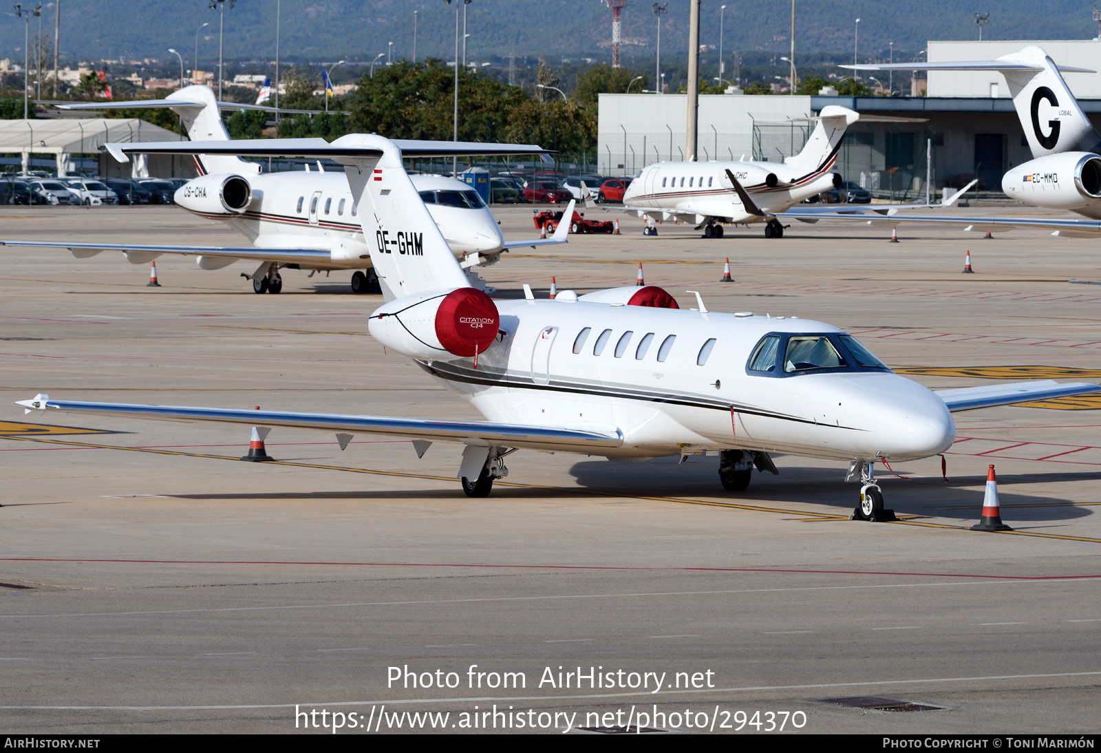 Aircraft Photo of OE-GHM | Cessna 525C CitationJet CJ4 | AirHistory.net #294370