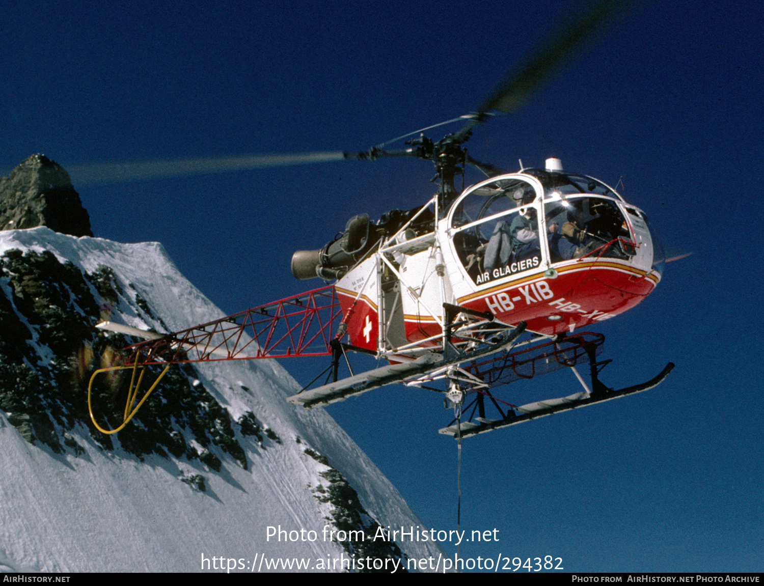 Aircraft Photo of HB-XIB | Aerospatiale SA-315B Lama | Air Glaciers | AirHistory.net #294382