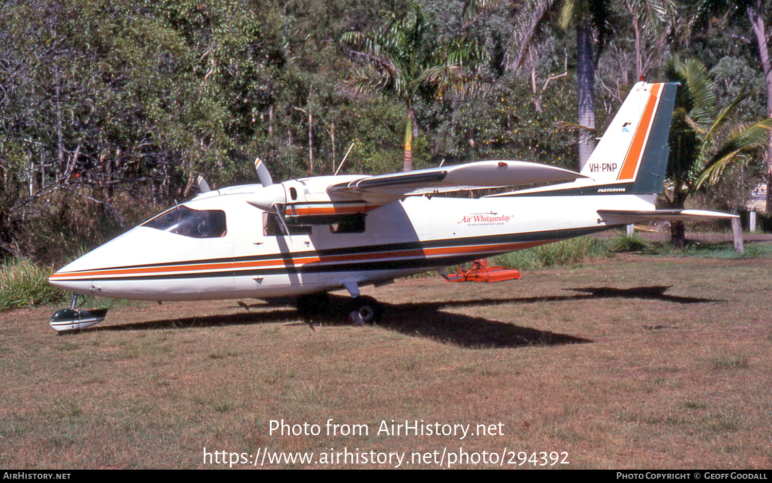 Aircraft Photo of VH-PNP | Partenavia P-68B | Air Whitsunday | AirHistory.net #294392