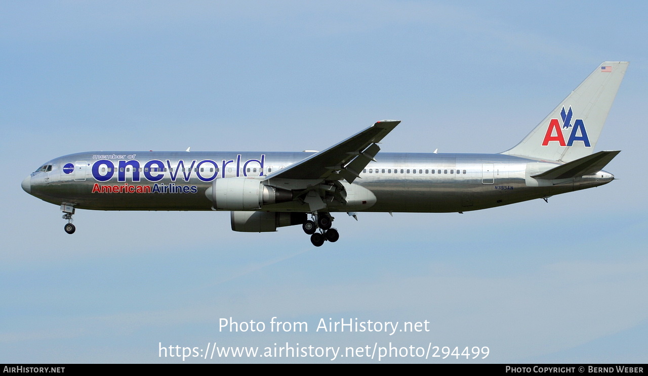 Aircraft Photo of N395AN | Boeing 767-323/ER | American Airlines | AirHistory.net #294499