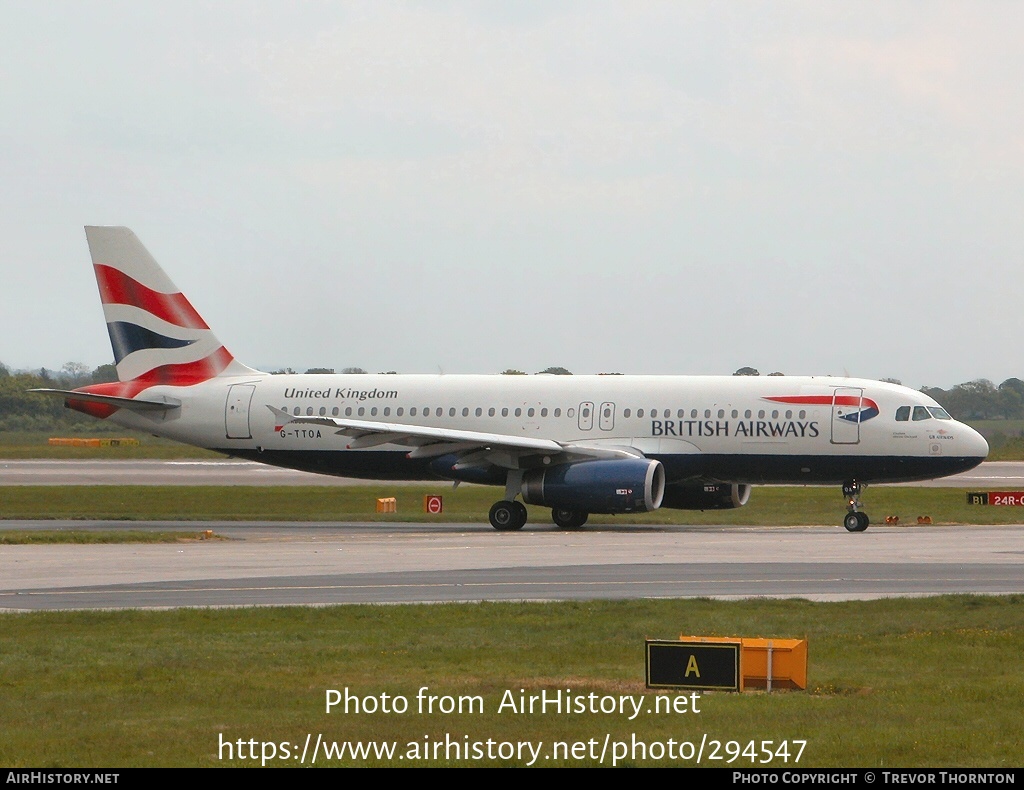 Aircraft Photo of G-TTOA | Airbus A320-232 | British Airways | AirHistory.net #294547