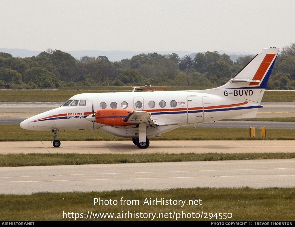 Aircraft Photo of G-BUVD | British Aerospace BAe-3206 Jetstream Super 31 | Eastern Airways | AirHistory.net #294550