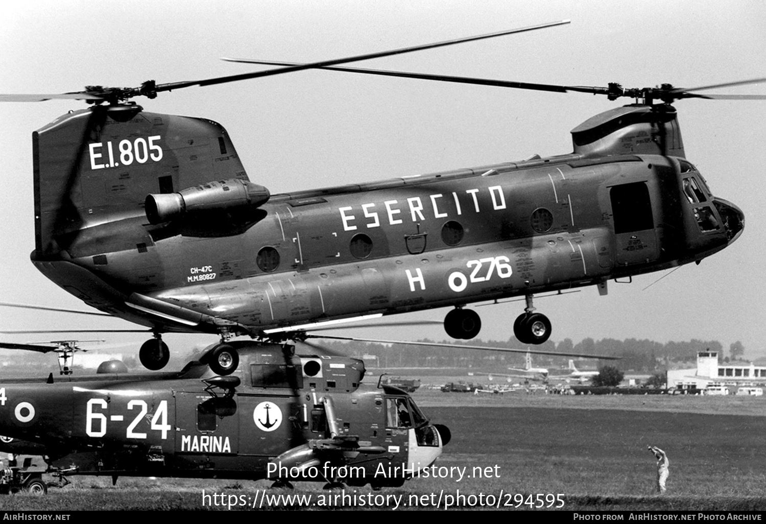 Aircraft Photo of MM80827 | Boeing Vertol CH-47C Chinook | Italy - Army | AirHistory.net #294595