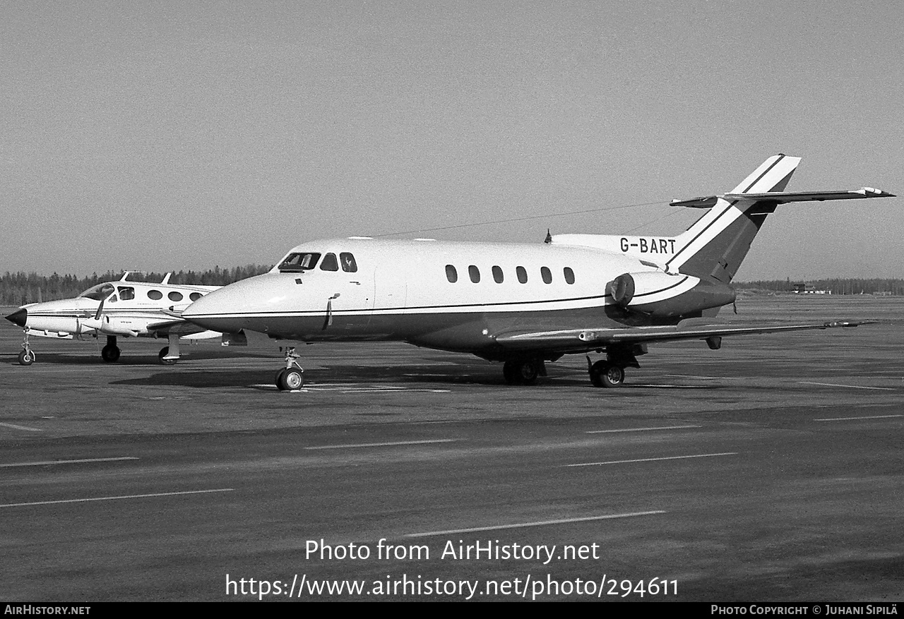 Aircraft Photo of G-BART | Hawker Siddeley HS-125-600B | AirHistory.net #294611